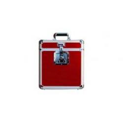 MUSIC PROTECTION - 12 INCH RECORD FLIGHT CASE FOR 25 LPS - RED