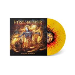 CHRIS BOHLTENDAHLs STEELHAMMER [GRAVE DIGGER] - REBORN IN FLAMES YELLOW/ ORANGE/ BLACK VINYL (LP)