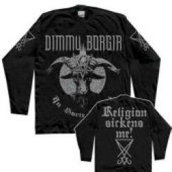 DIMMU BORGIR - RELIGION SICKNES ME SILVER (LS) DIMMU BORGIR - RELIGION SICKNES ME SILVER (LS)