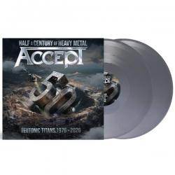 ACCEPT - TEUTONIC TITANS 1976-2026 SIVER VINYL (2LP) ACCEPT - TEUTONIC TITANS 1976-2026 SIVER VINYL (2LP)