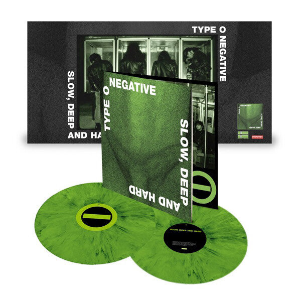 TYPE O NEGATIVE - SLOW DEEP AND HARD 30TH ANNIV. (GREEN/BLACK VINYL, 2LP)