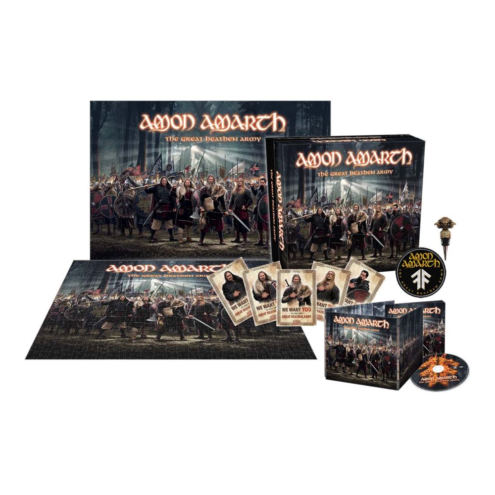 AMON AMARTH - THE GREAT HEATHEN ARMY (BOX SET, CD + PUZZLE + POSTER)