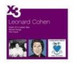 LEONARD COHEN - X3: DEATH OF A LADIES MAN + RECENT SONGS + THE FUTURE (3CD BOX)
