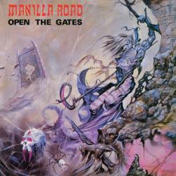 MANILLA ROAD - OPEN THE GATES GREY/ WHITE VINYL REISSUE (LP)
