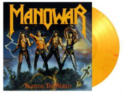 MANOWAR - FIGHTING THE WORLD YELLOW FLAMED VINYL (LP)