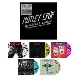 CRUCIAL CRUE - STUDIO ALBUMS 1981-1989 VINYL BOXSET (5LP BOX)