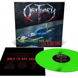 SLOWLY WE ROT - LIVE AND ROTTING SLIME GREEN VINYL (LP)