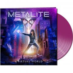 A VIRTUAL WORLD CLEAR PURPLE VINYL (LP)