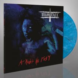 AT NIGHT WE PREY BLUE VINYL (LP)