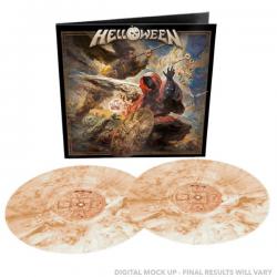 HELLOWEEN BROWN/CREAM WHITE MARBLED VINYL (2LP)