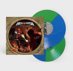 KEEPER OF THE SEVEN KEYS - THE LEGACY GREEN/BLUE BI-COLOUR VINYL (2LP)