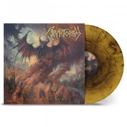 AS GOMORRAH BURNS GOLD/ BLACK GALAXY VINYL (LP)