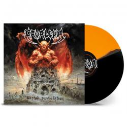 BESTIAL DEVASTATION ORANGE/ BLACK SPLIT VINYL (LP)