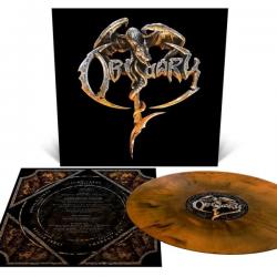 OBITUARY HALLOWEEN ORANGE AND BLACK GALAXY MERGE VINYL REISSUE (LP)