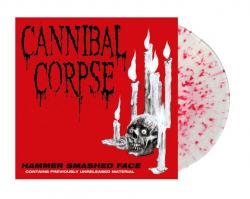 HAMMER SMASHED FACE CLEAR W/ RED SPLATTER VINYL (LP)