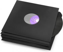 12" LP ВЪТРЕШЕН ЧЕРЕН ХАРТИЕН/ PVC ПРОТЕКТОР [1 БРОЙ]