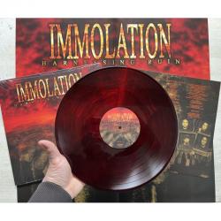 HARNESSING RUIN RED/ BLACK MARBLED VINYL (LP)