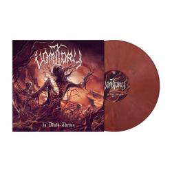IN DEATH THROES DARK ROSE MARBLED VINYL (LP)