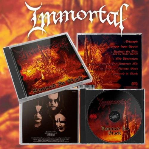 DAMNED IN BLACK ALTERNAT. ARTWORK (CD)