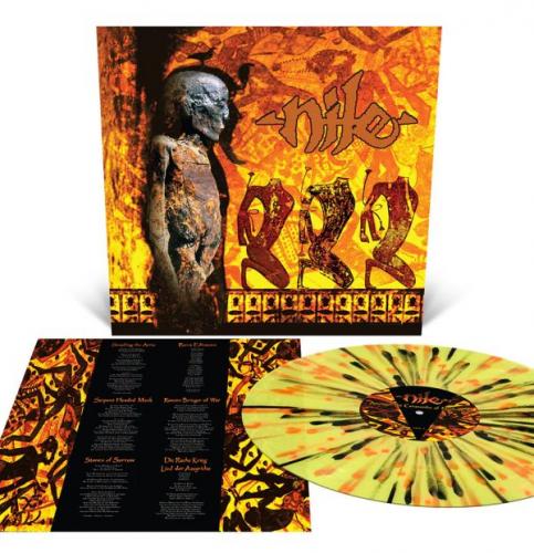 AMONGST THE CATACOMBS OF NEPHREN-KA YELLOW w/ SPLATTER VINYL (LP)