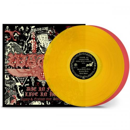 DIE IN FIRE - LIVE IN HELL YELLOW/ RED VINYL (2LP)